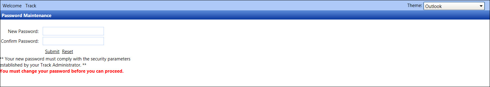 Track Login Track Login